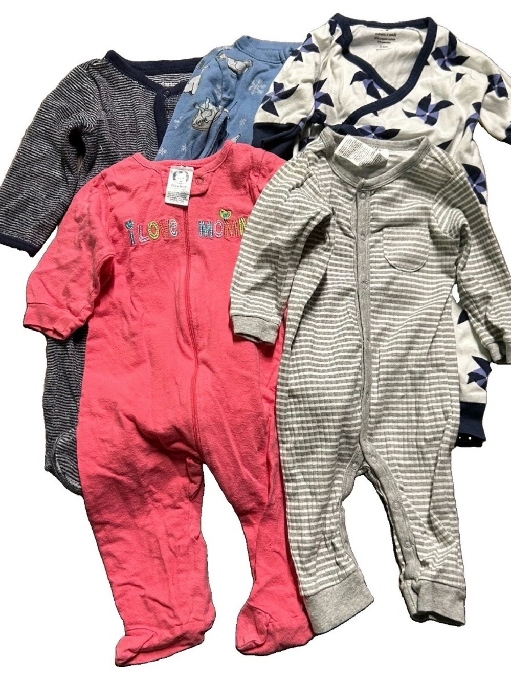 Baby Girl Footie Pajama Old Navy Monica + Andy Size 3-6 Months